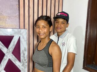 closeup web cam SaloAndTeresa